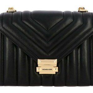 Michael Kors Black Large Whitney Shoulder Bag